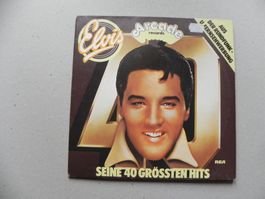 Doppel LP USA Rock`n`Roll Legende Elvis Presley 40 Hits 1975
